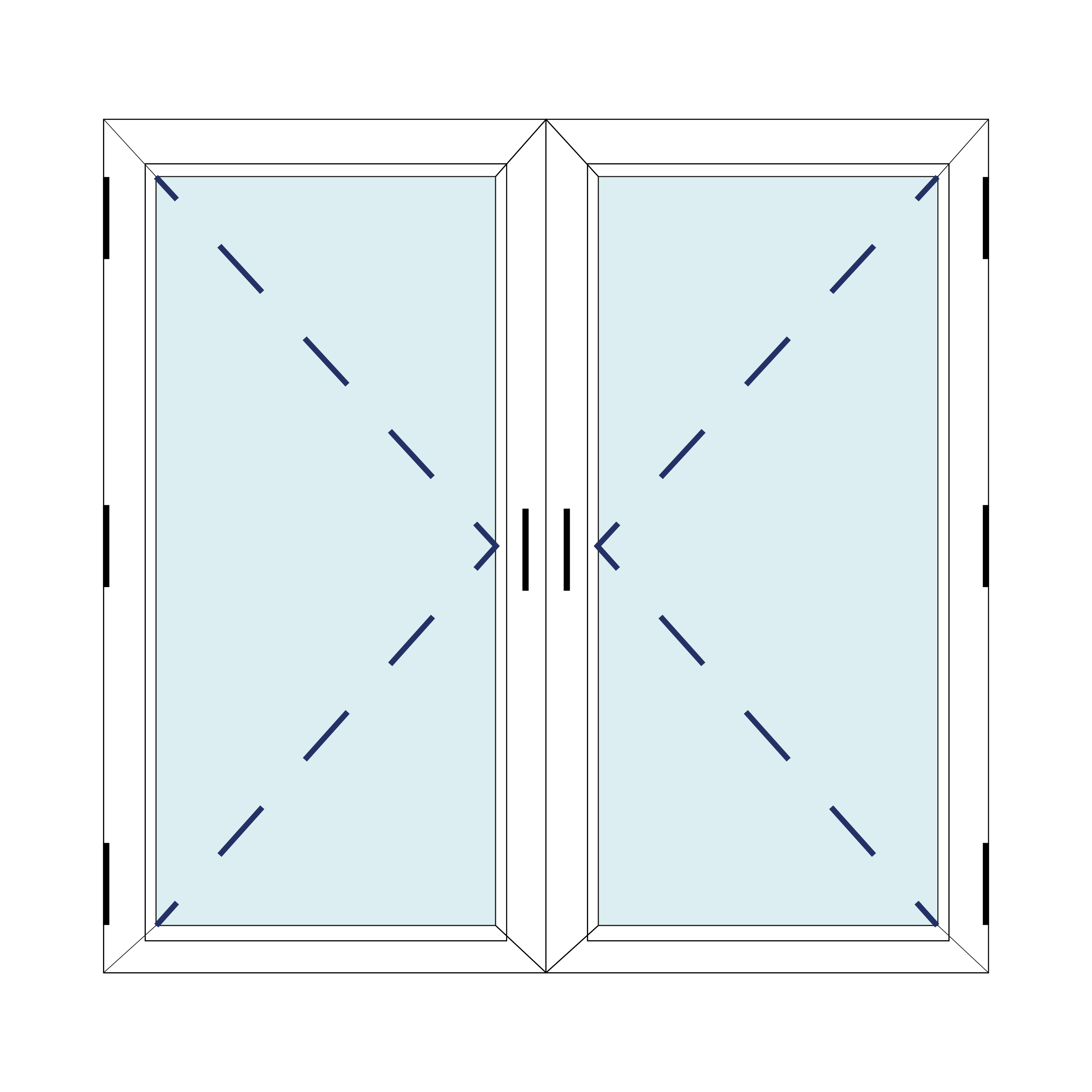 Ventanas Abatible uPVC